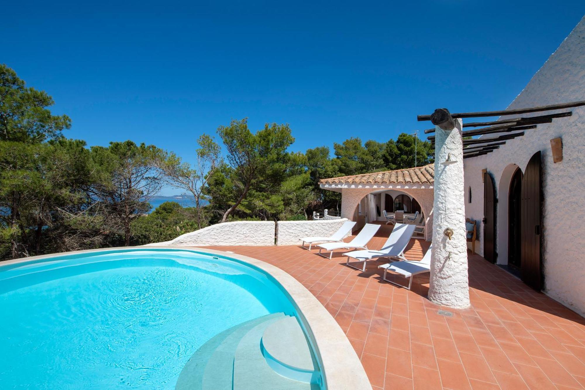 Villa Eliana Sul Mare Porto Pino Exteriör bild