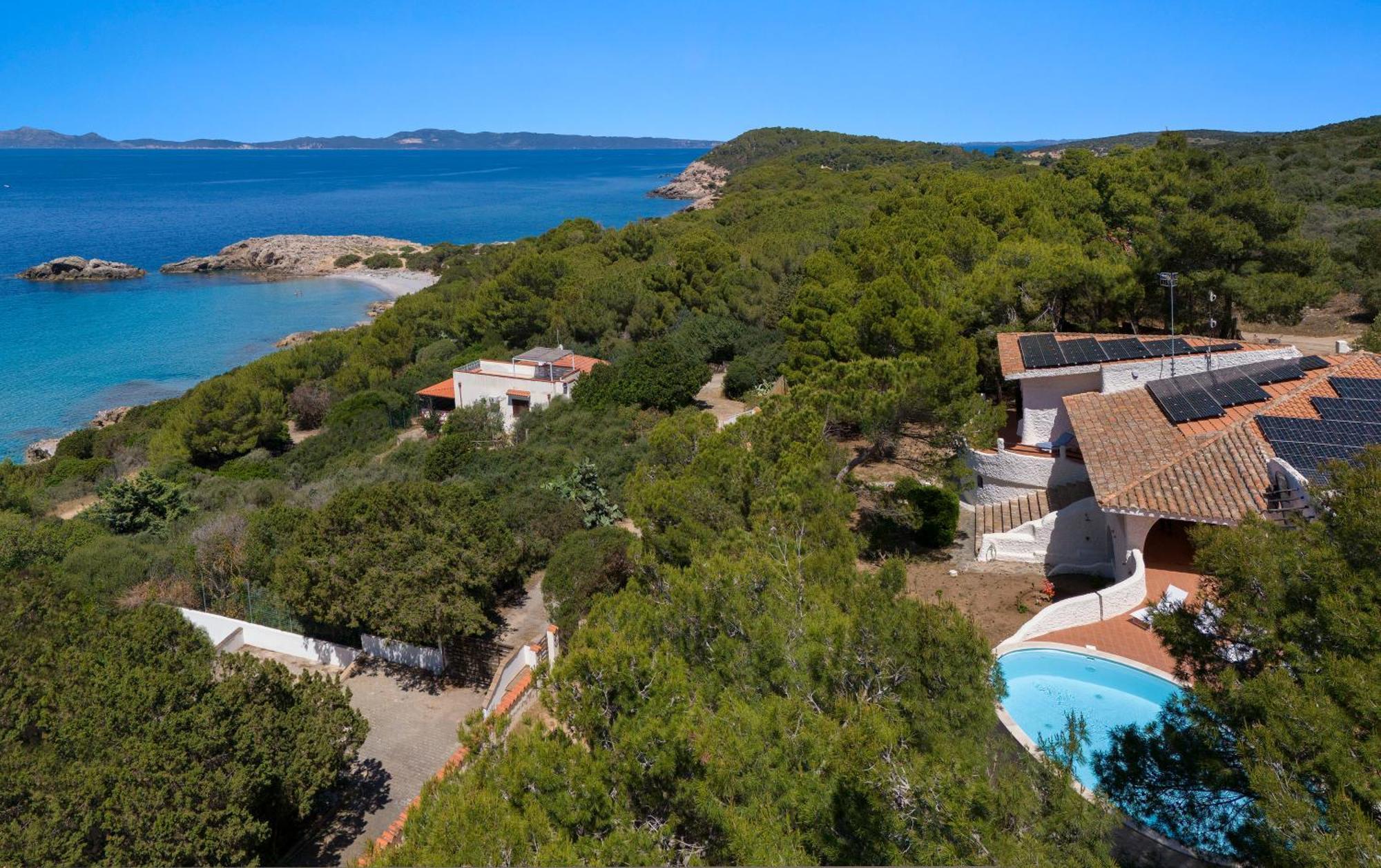 Villa Eliana Sul Mare Porto Pino Exteriör bild