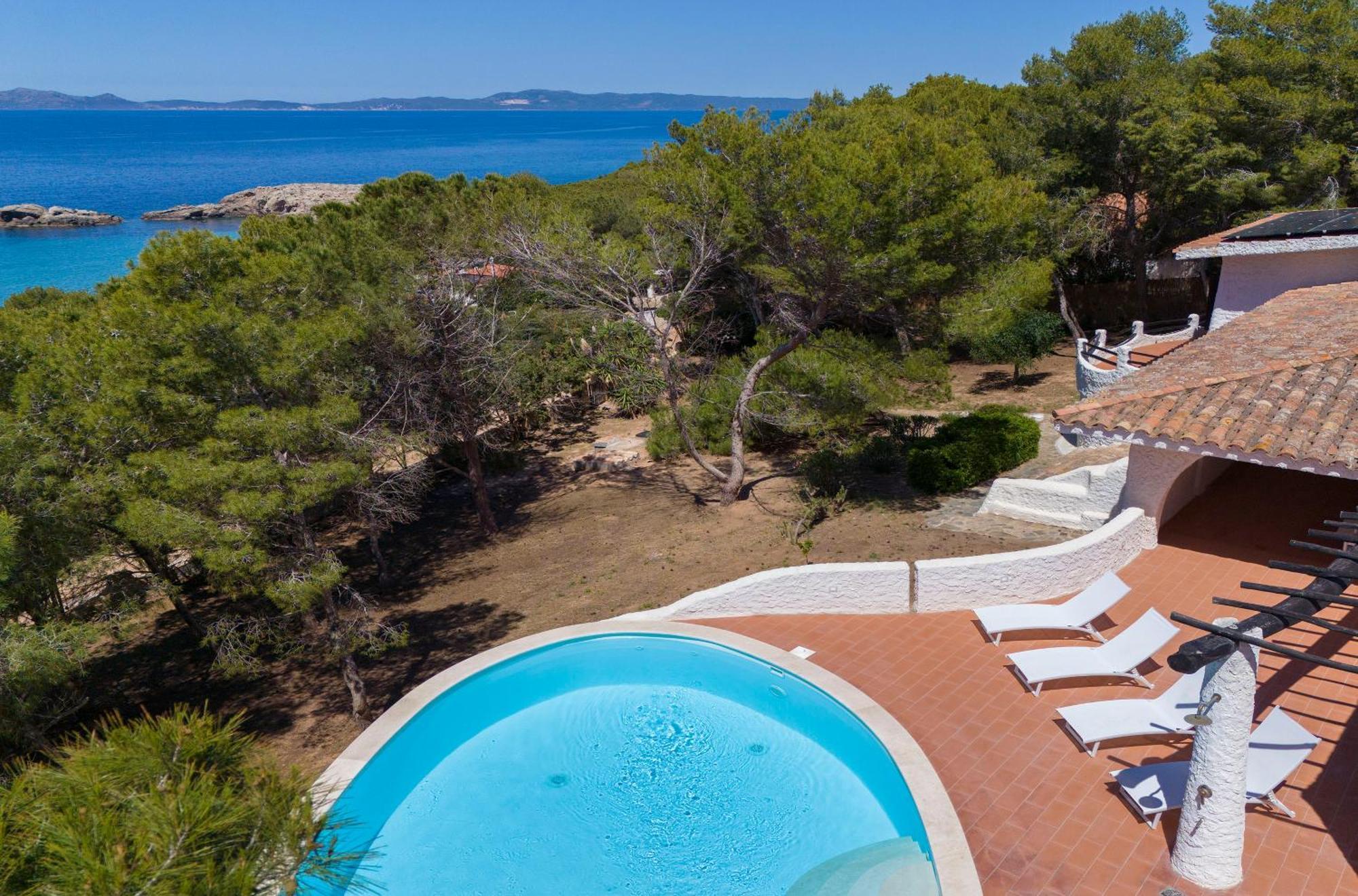 Villa Eliana Sul Mare Porto Pino Exteriör bild