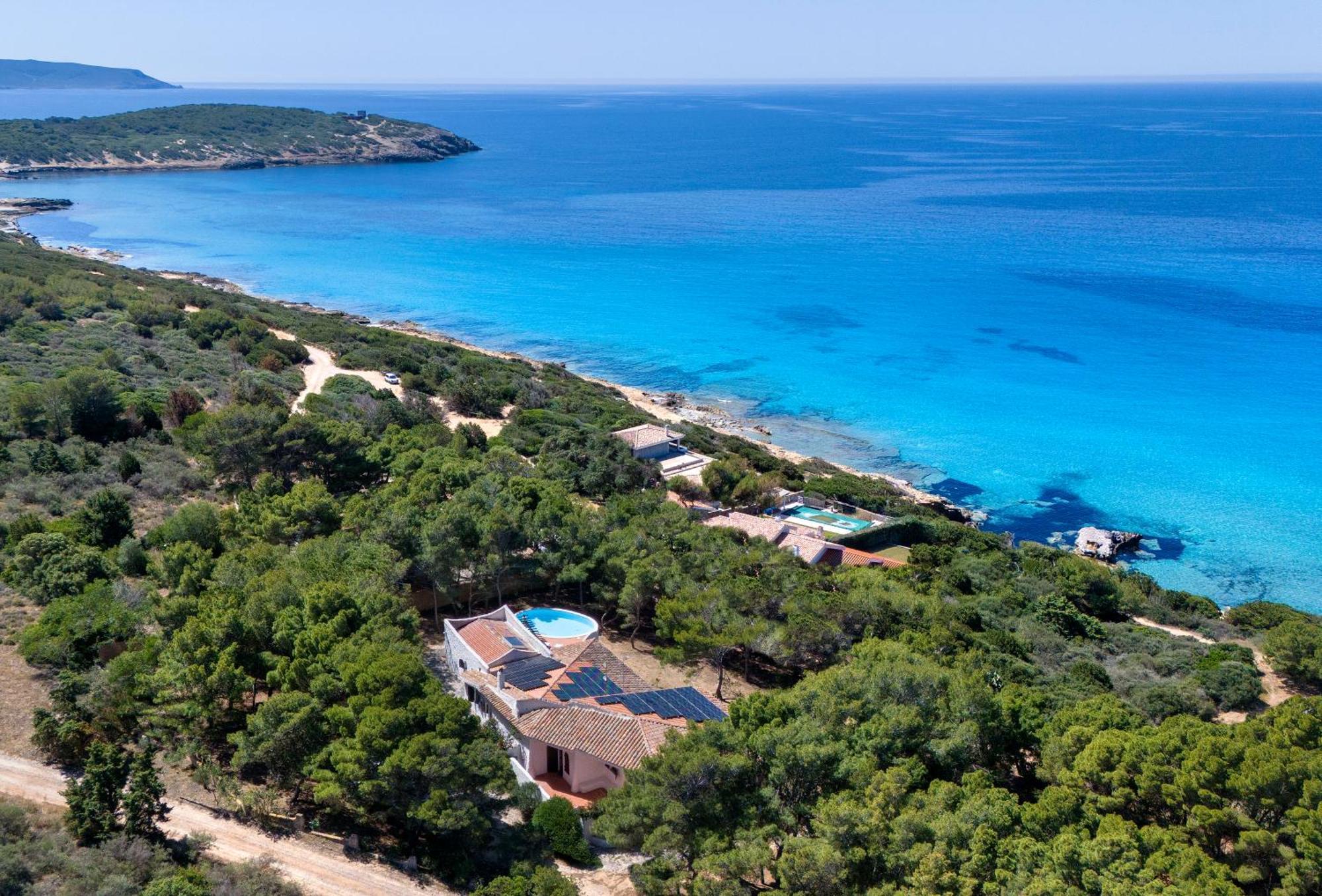 Villa Eliana Sul Mare Porto Pino Exteriör bild